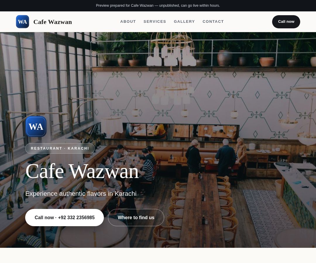 Cafe Wazwan