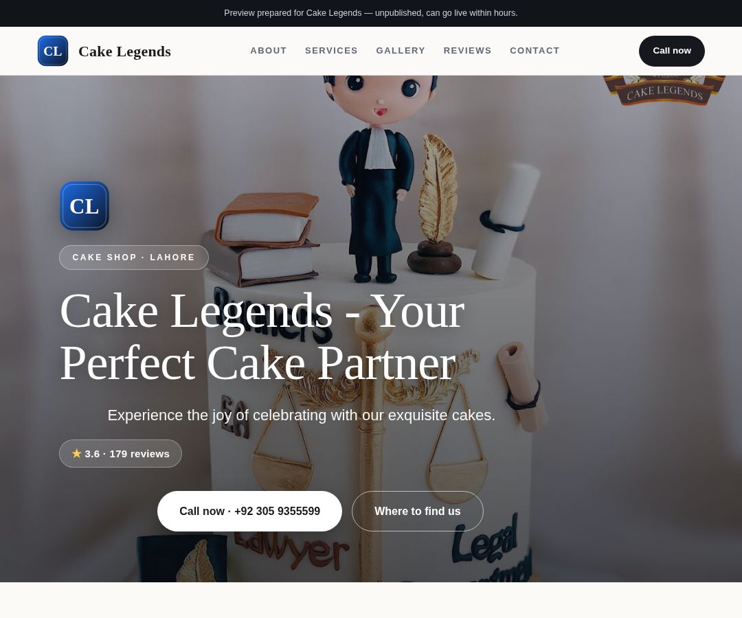Cake Legends