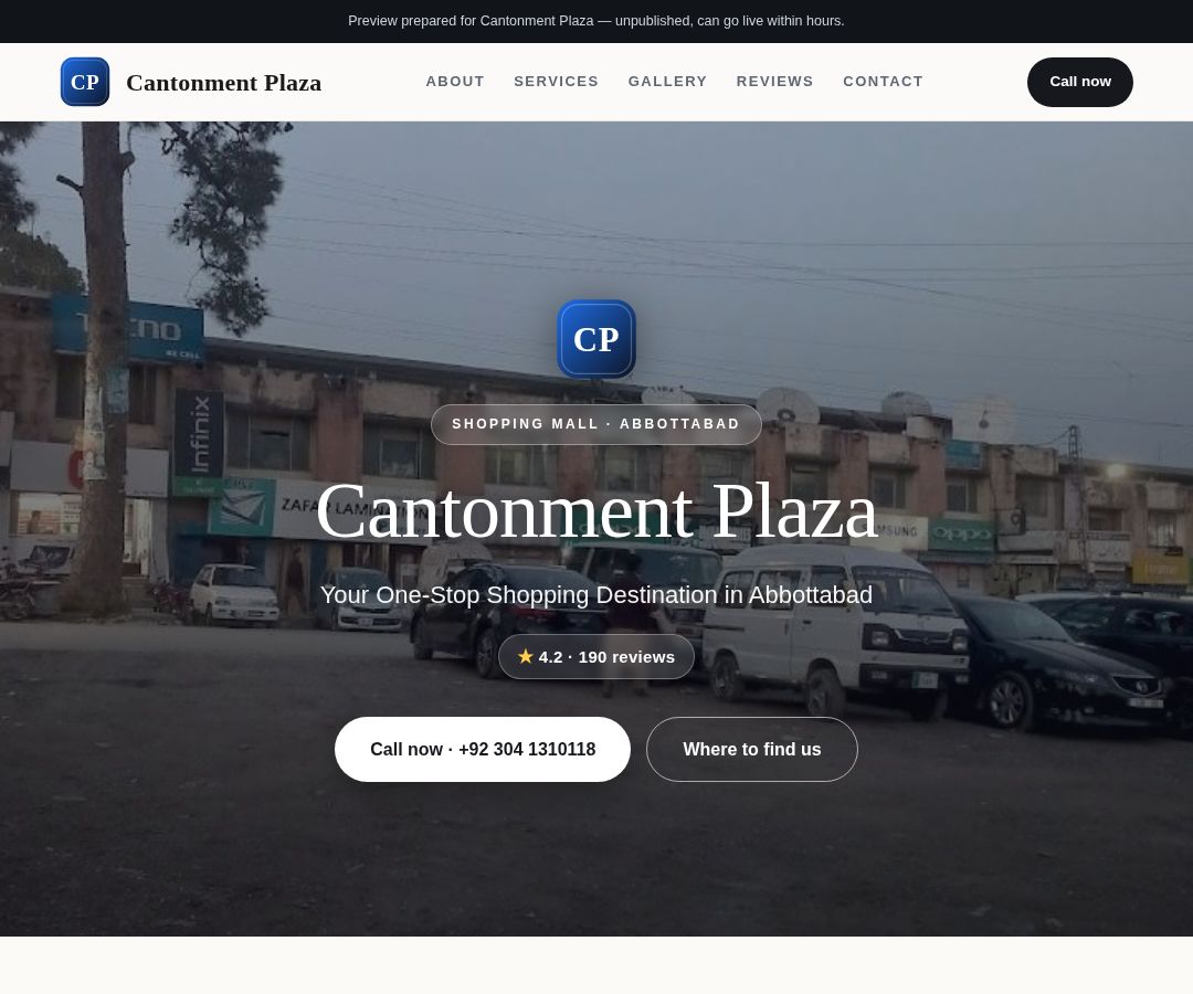 Cantonment Plaza