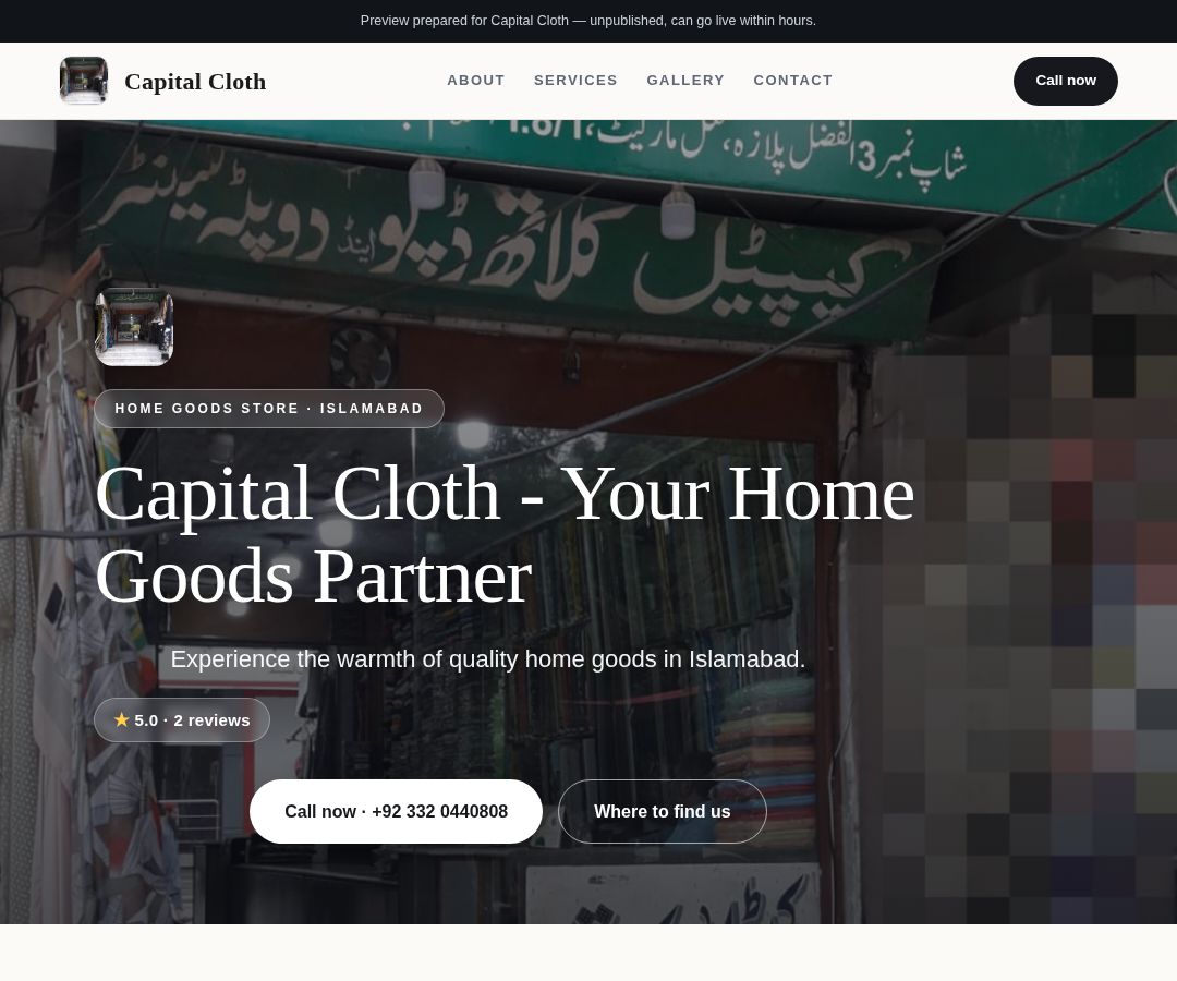 Capital Cloth