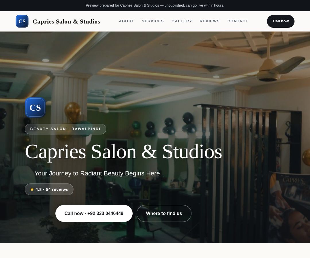 Capries Salon & Studios
