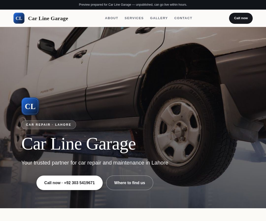 Car Line Garage