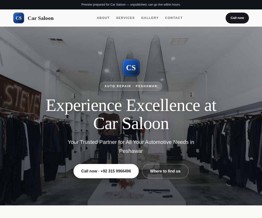 Car Saloon