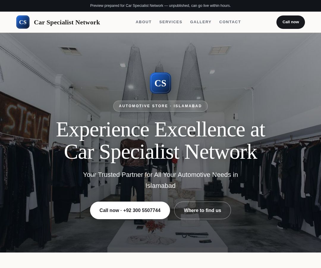 Car Specialist Network