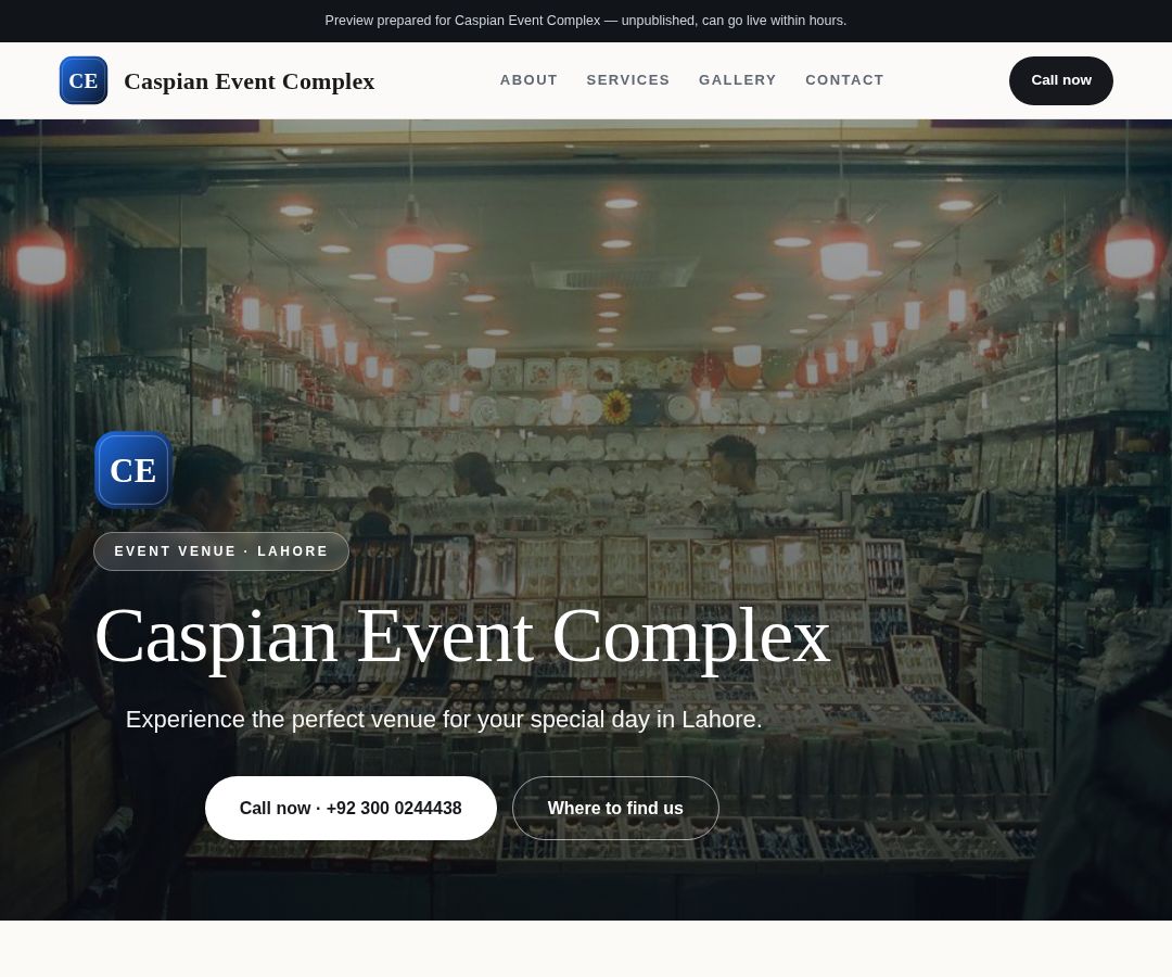 Caspian Event Complex