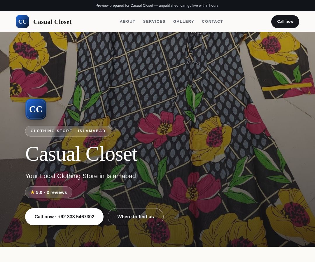 Casual Closet