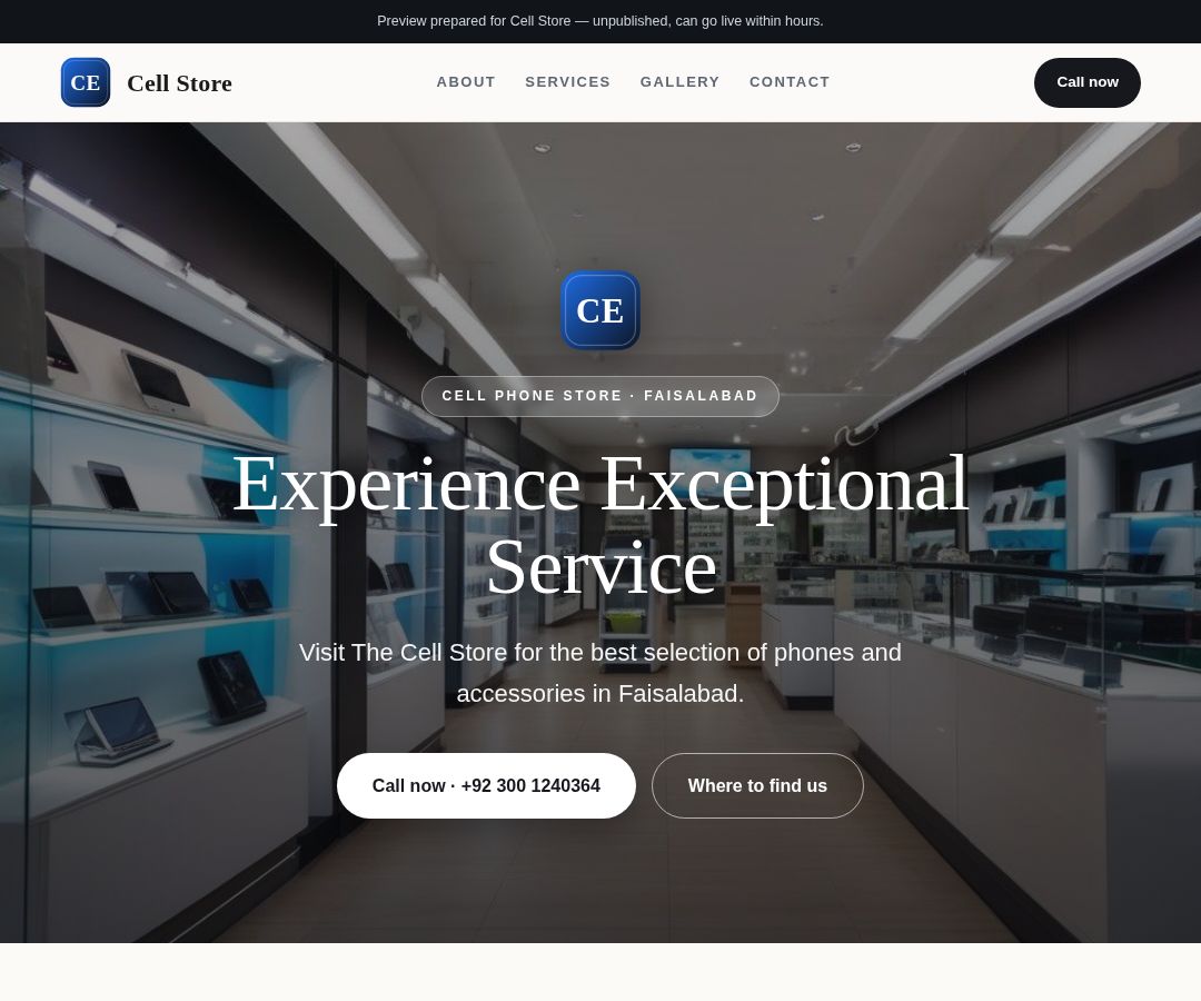 Cell Store