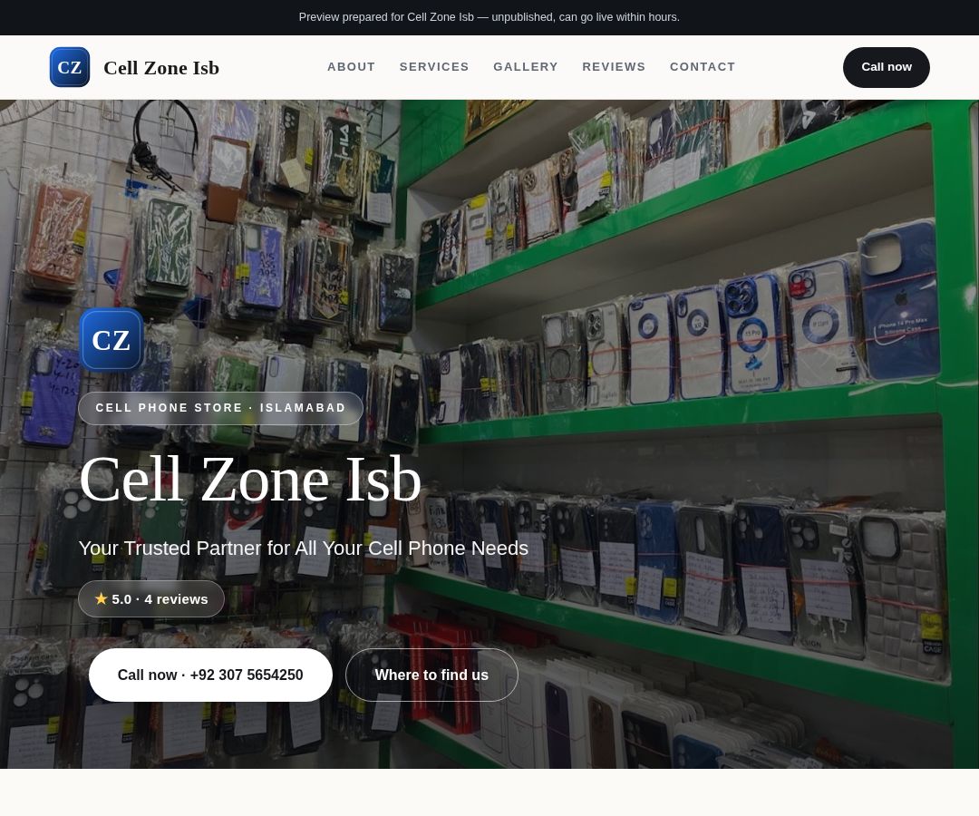Cell Zone Isb