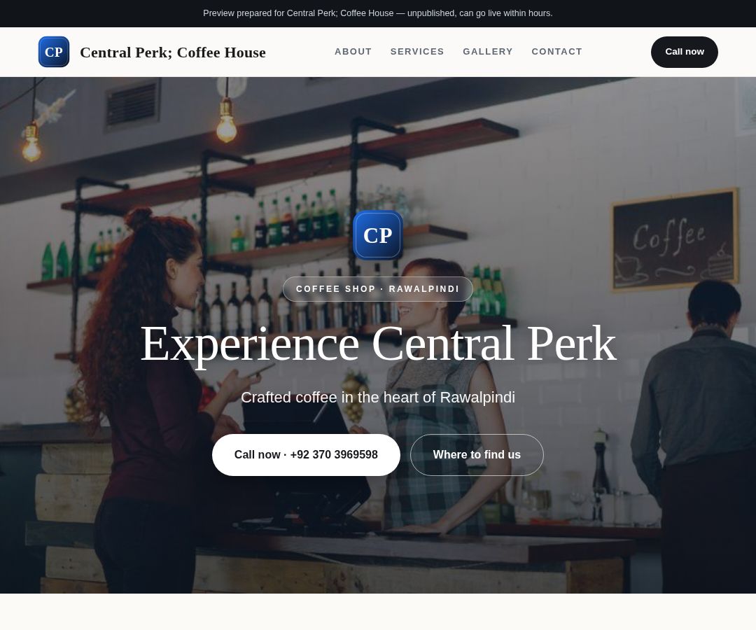 Central Perk; Coffee House