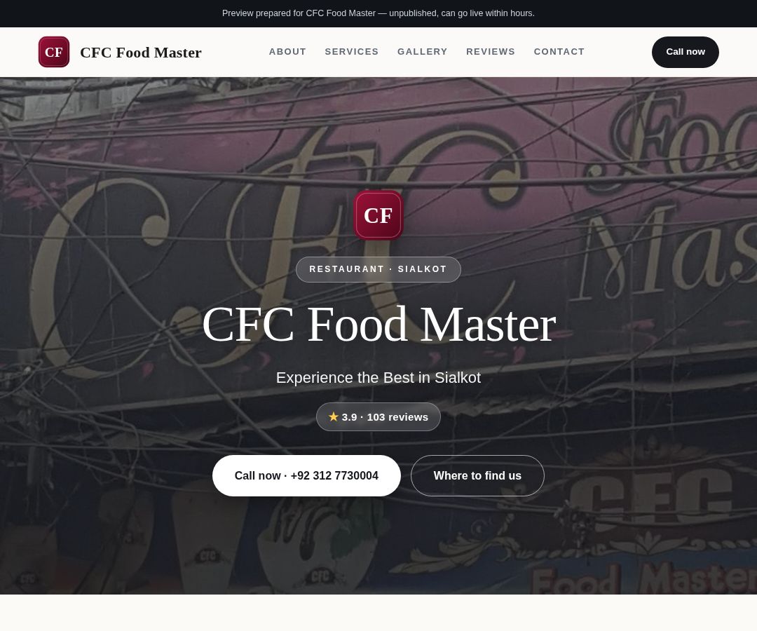 CFC Food Master