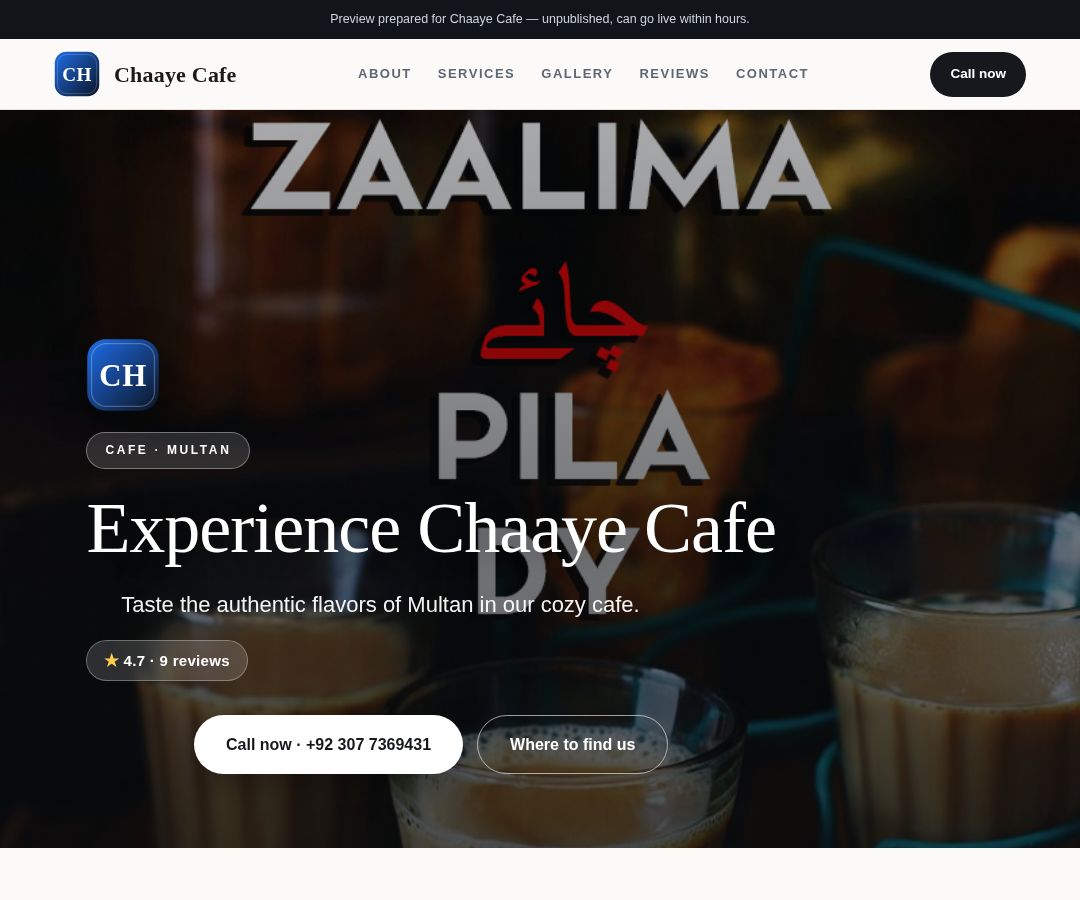 Chaaye Cafe