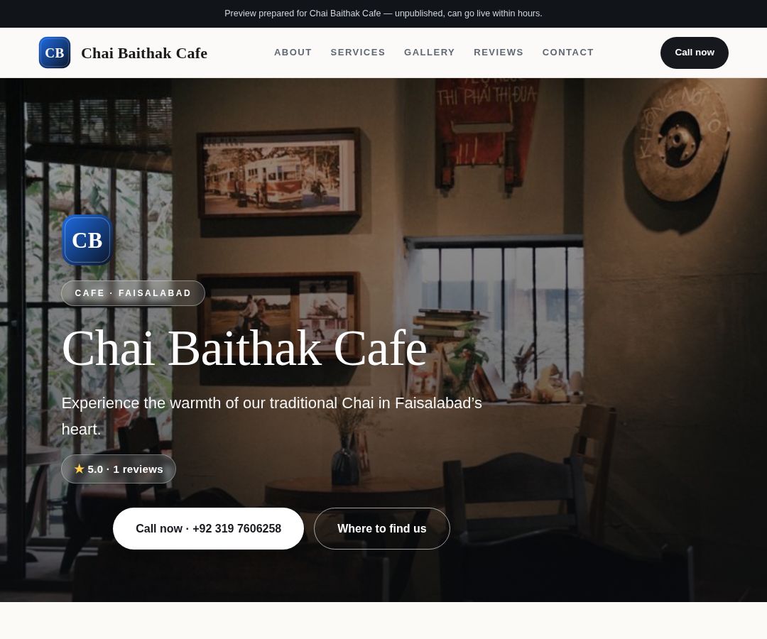 Chai Baithak Cafe