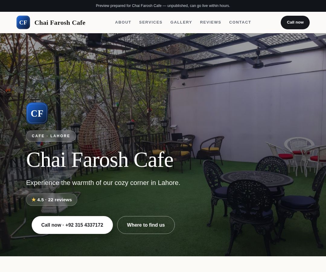 Chai Farosh Cafe