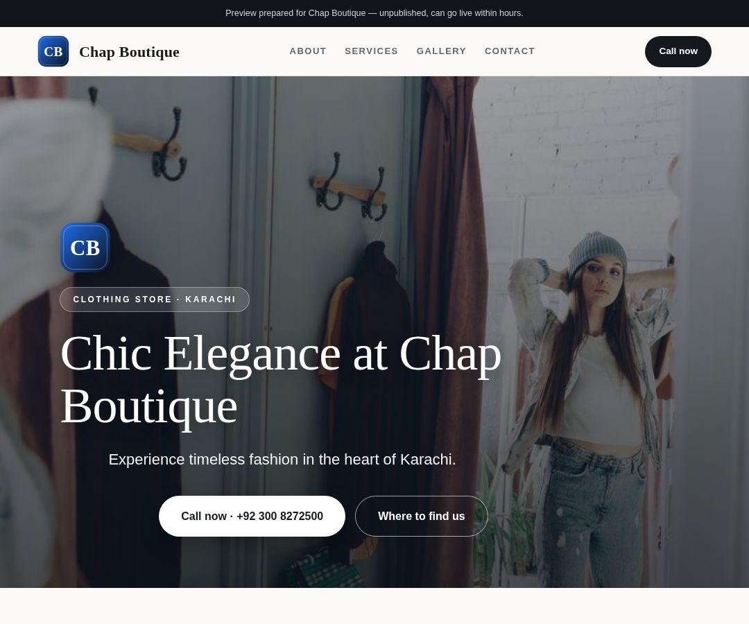 Chap Boutique