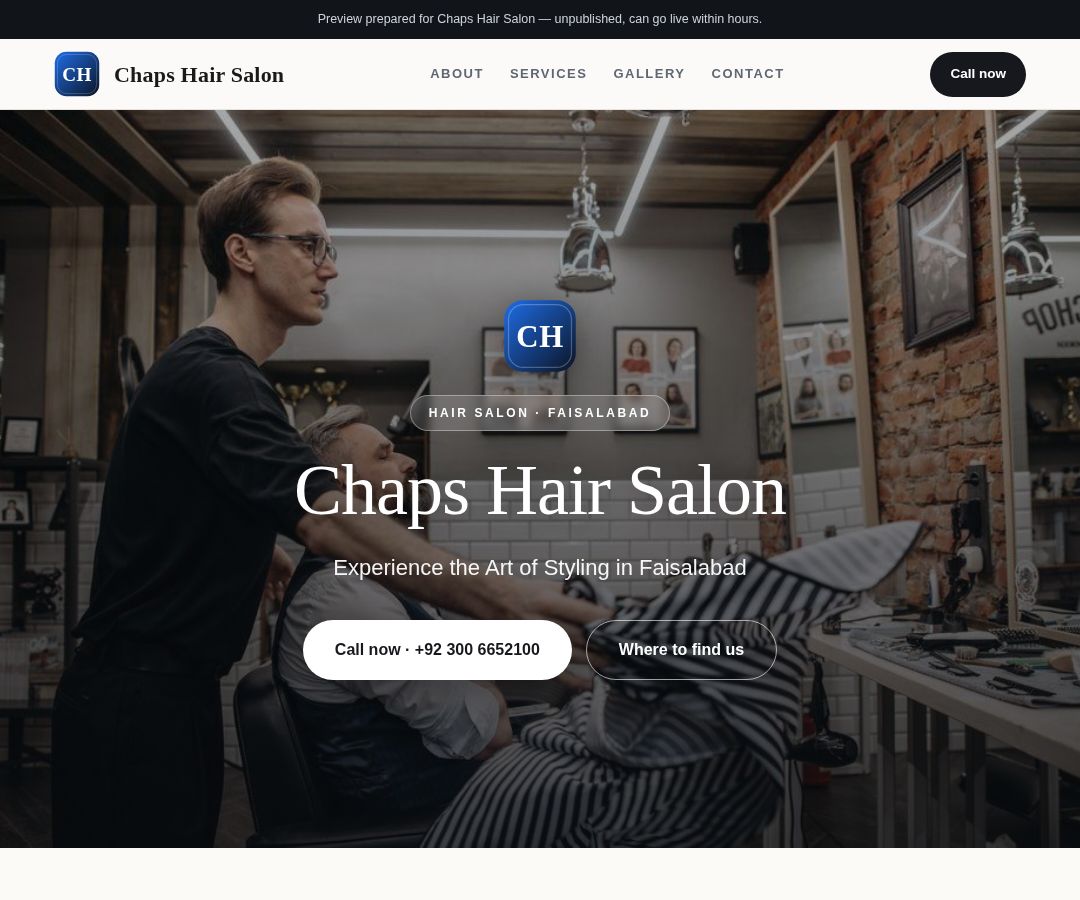Chaps Hair Salon