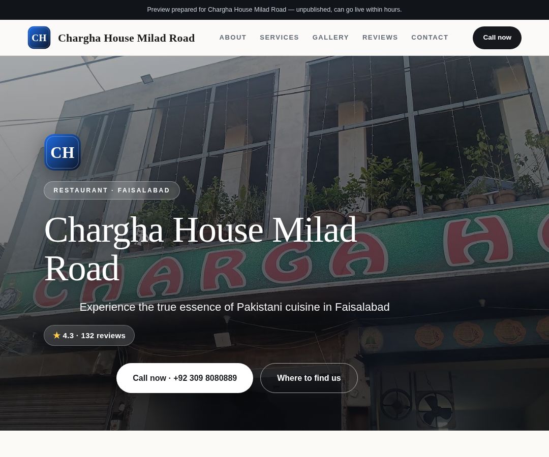 Chargha House Milad Road