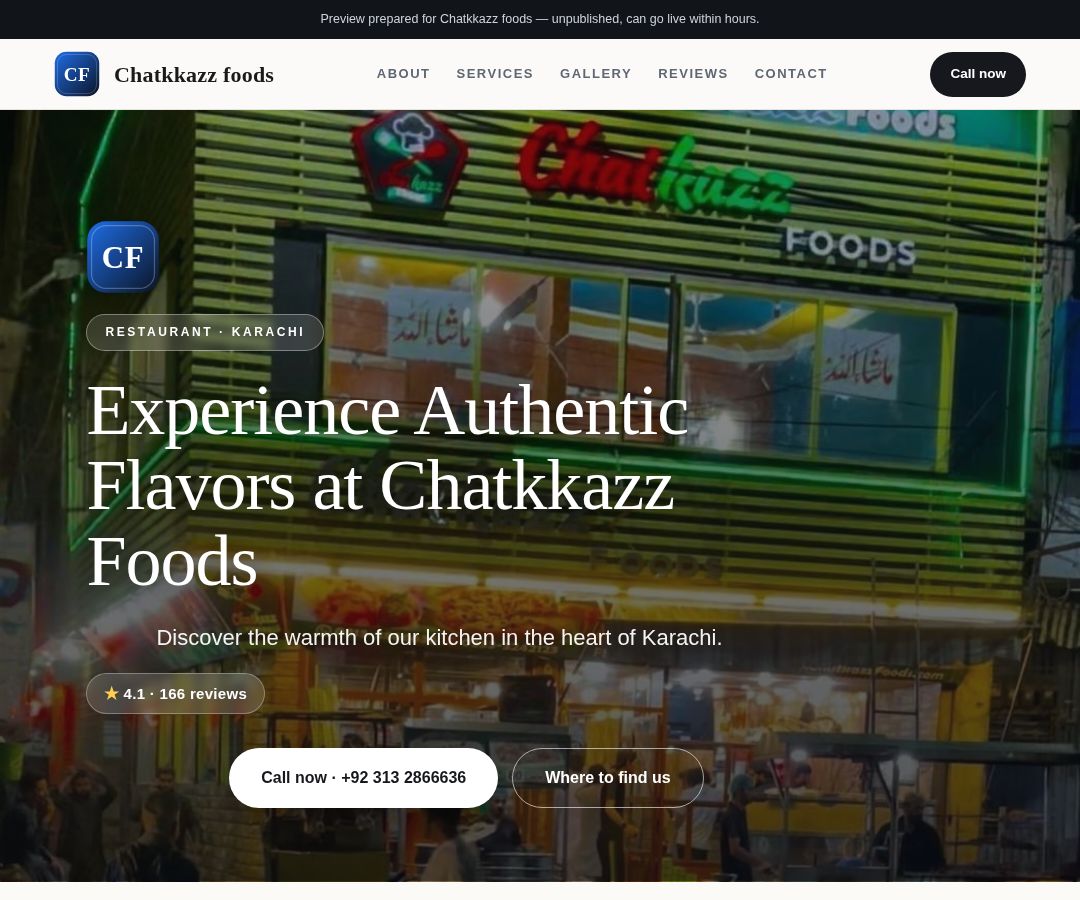 Chatkkazz foods