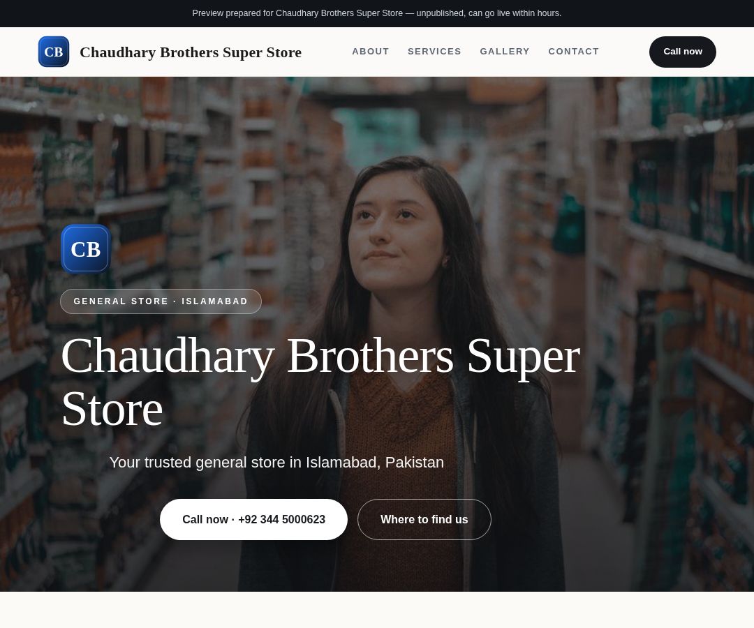 Chaudhary Brothers Super Store