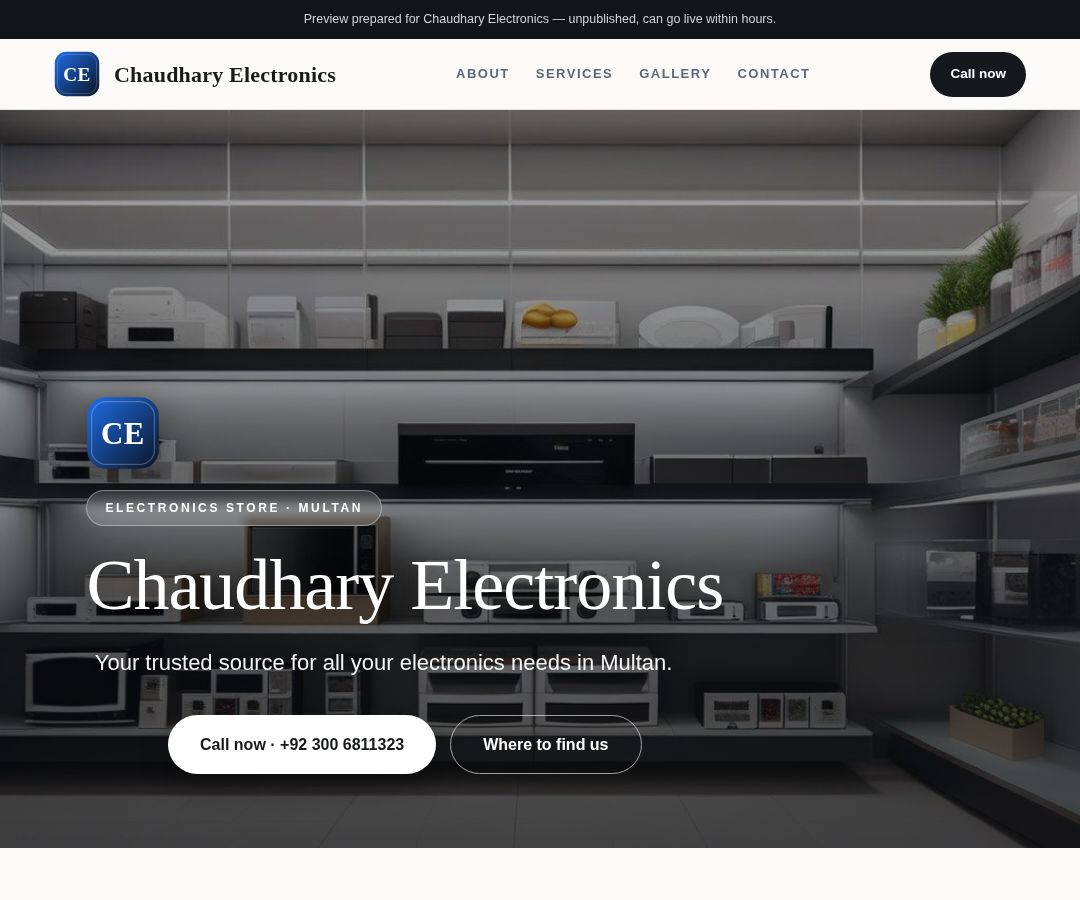 Chaudhary Electronics