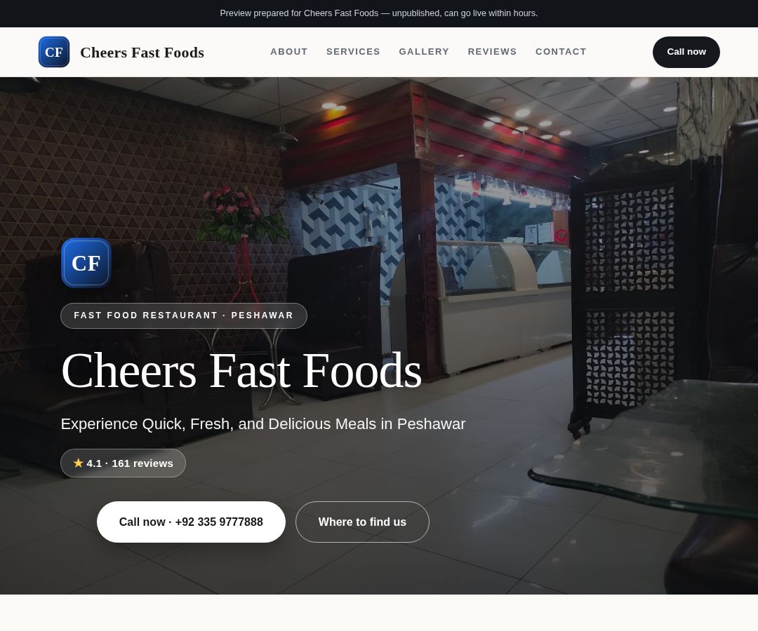 Cheers Fast Foods
