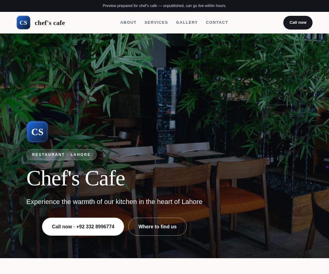 chef's cafe