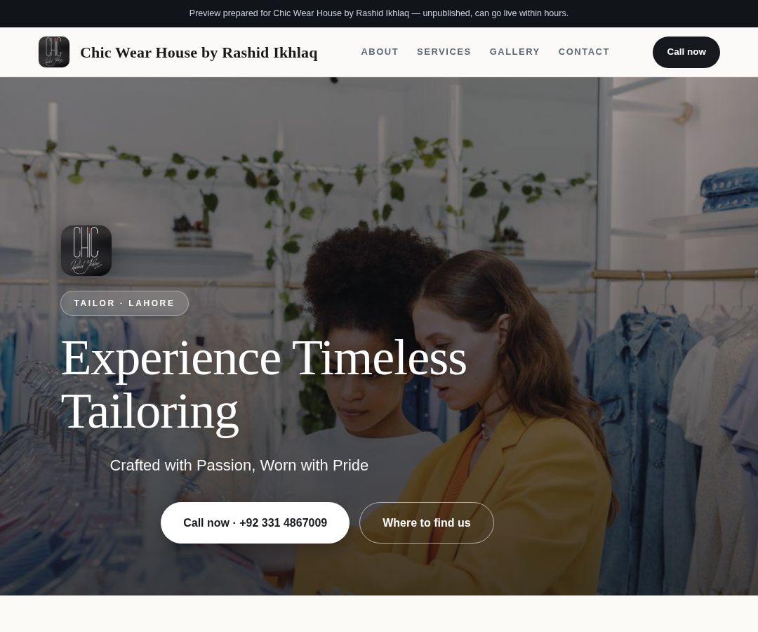 Chic Wear House by Rashid Ikhlaq