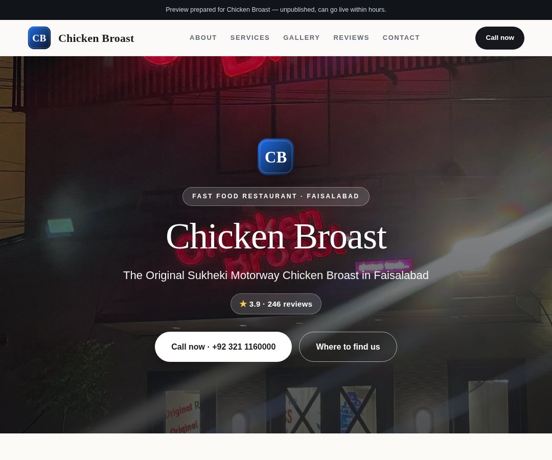 Chicken Broast