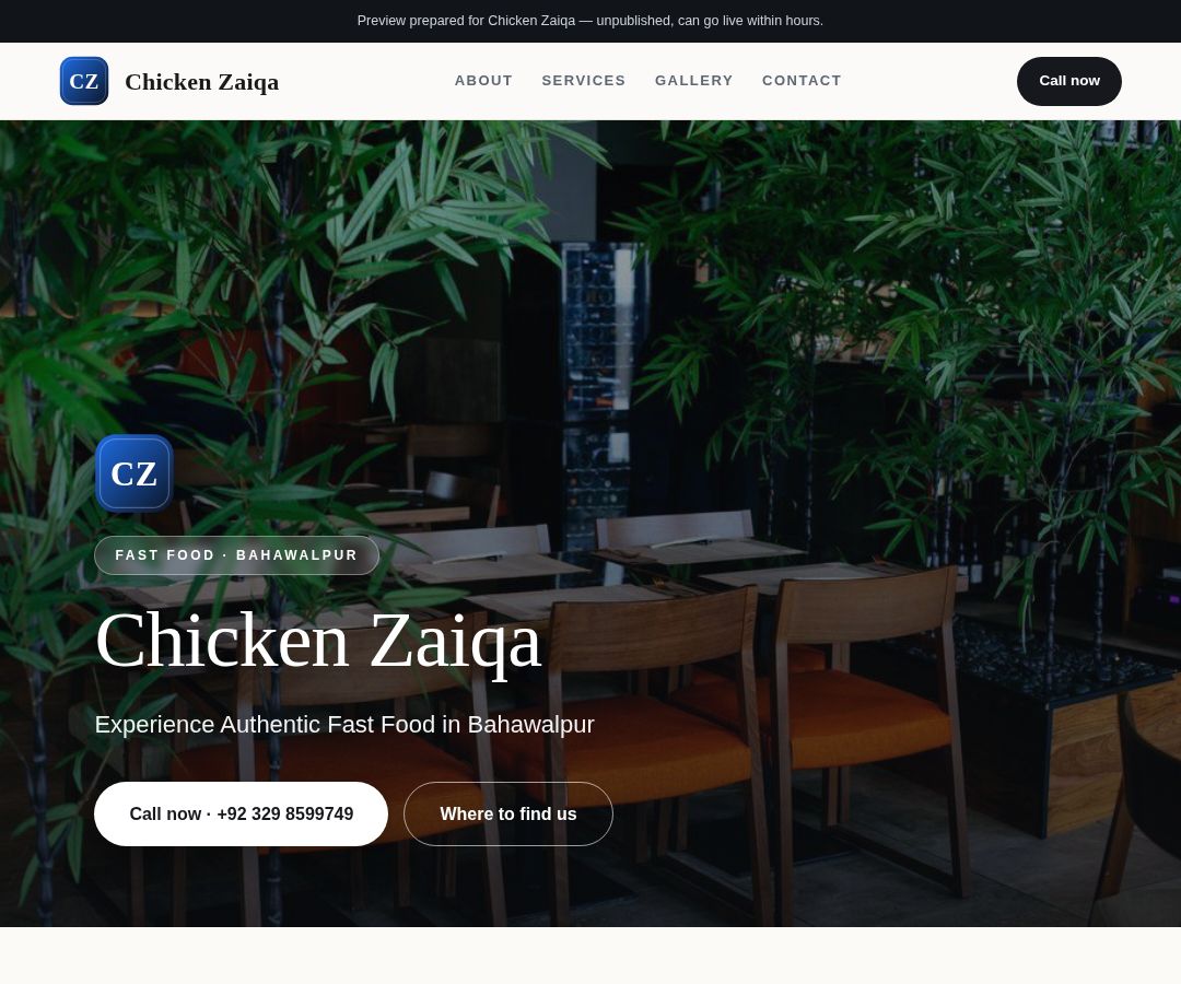 Chicken Zaiqa
