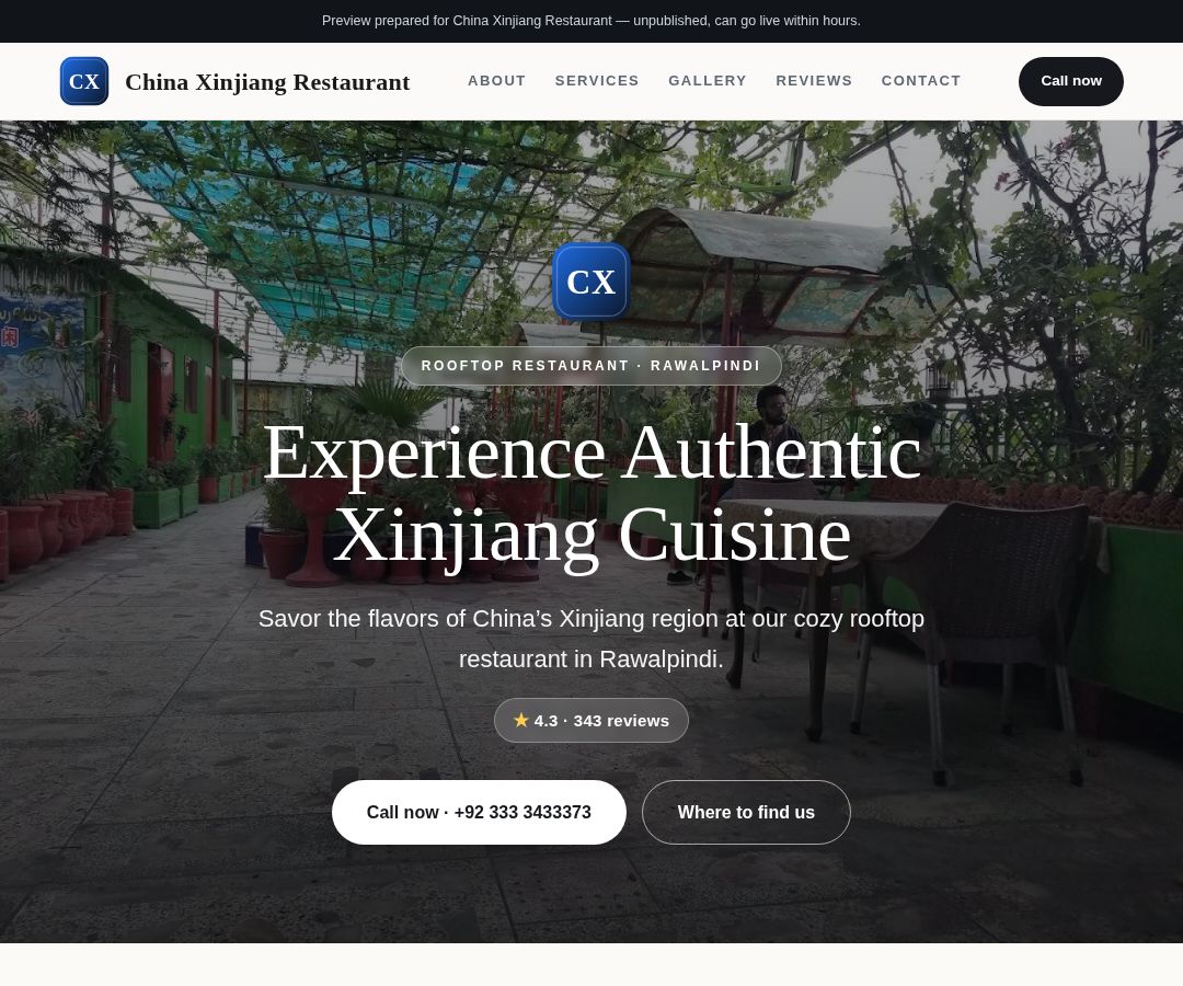 China Xinjiang Restaurant