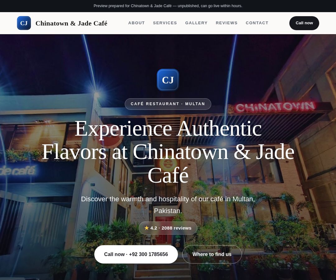 Chinatown & Jade Café