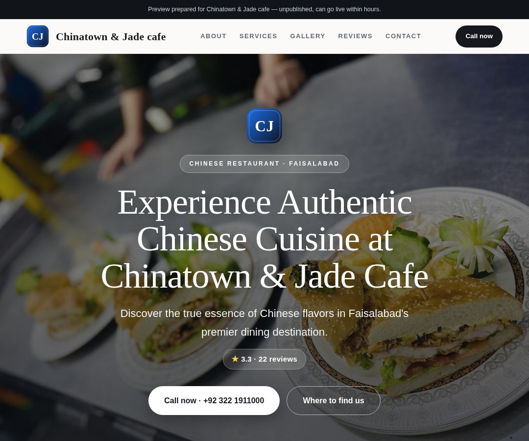 Chinatown & Jade cafe