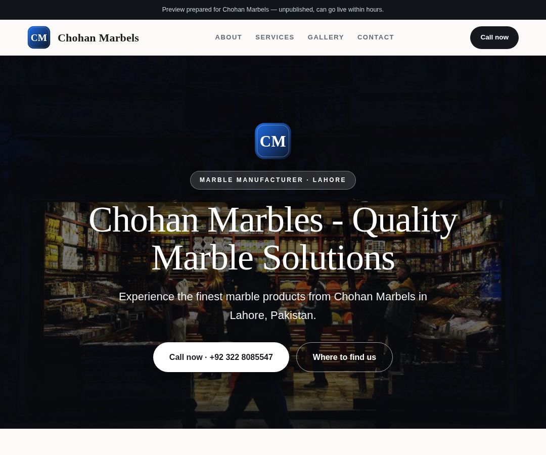 Chohan Marbels