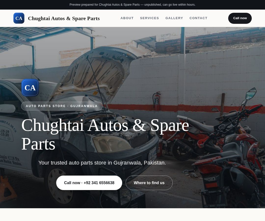 Chughtai Autos & Spare Parts