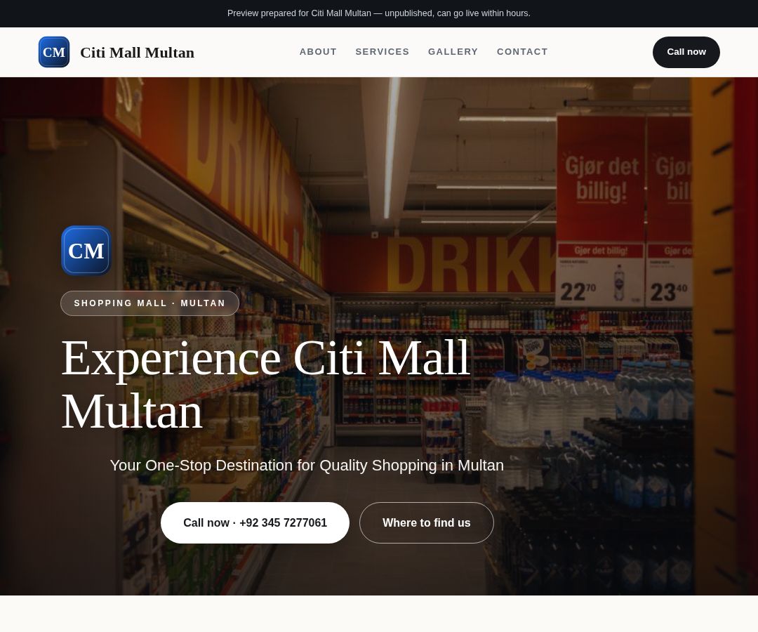 Citi Mall Multan