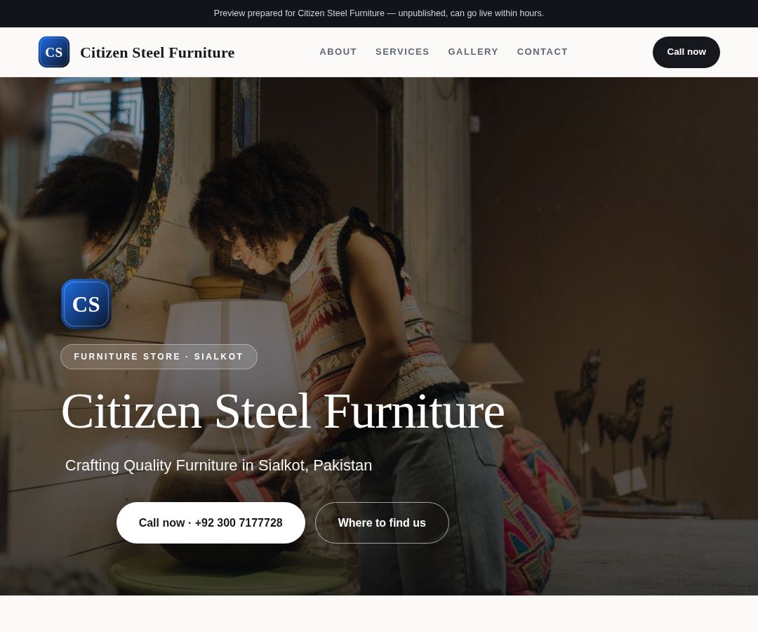 Citizen Steel Furniture