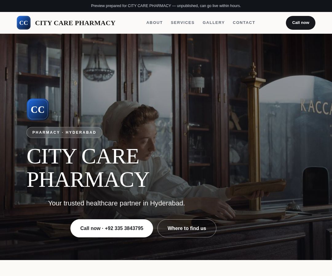 CITY CARE PHARMACY