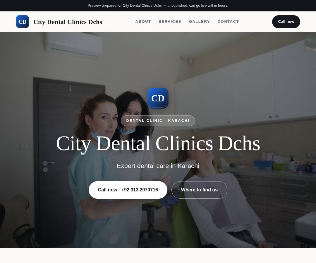 City Dental Clinics Dchs