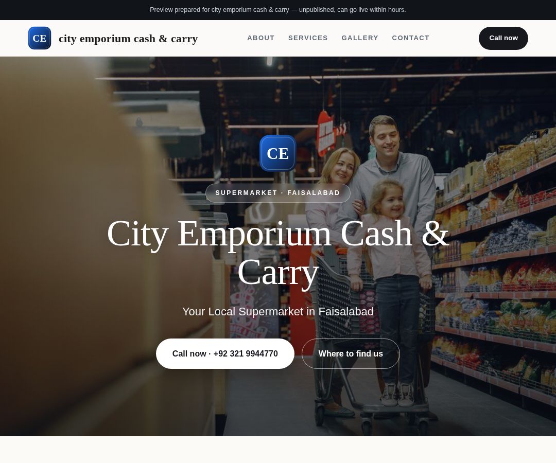 city emporium cash & carry