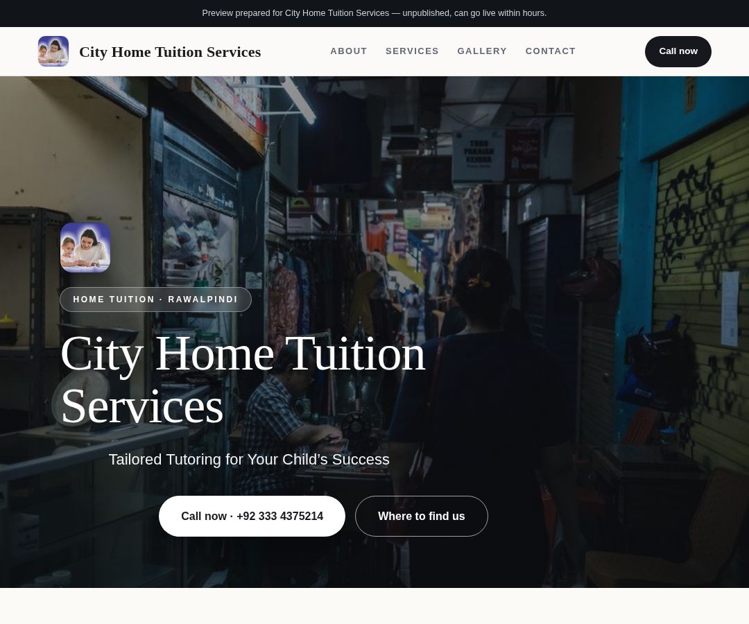 City Home Tuition Services