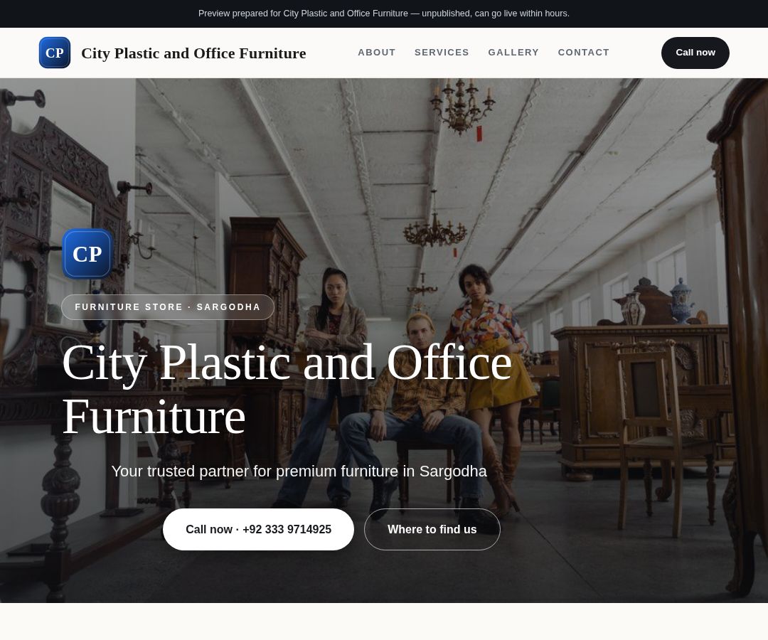 City Plastic and Office Furniture
