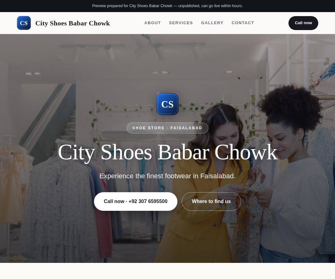 City Shoes Babar Chowk