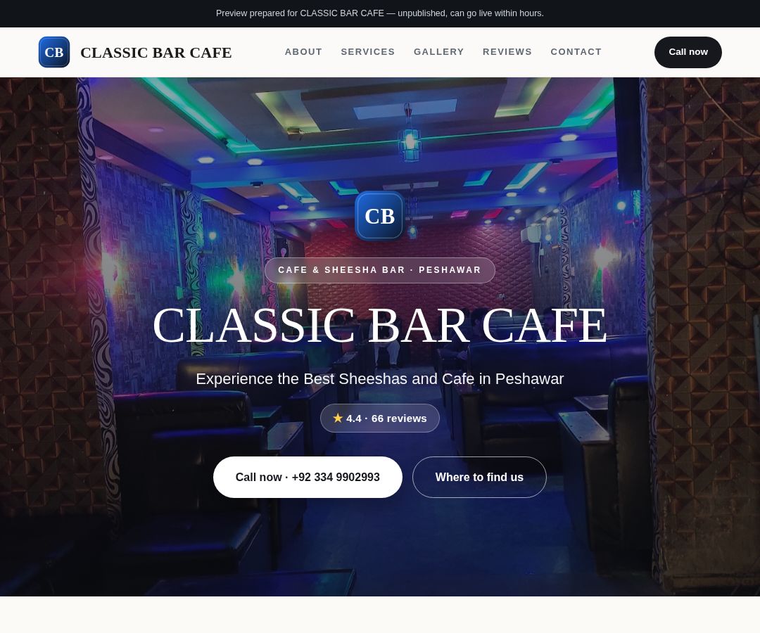 CLASSIC BAR CAFE