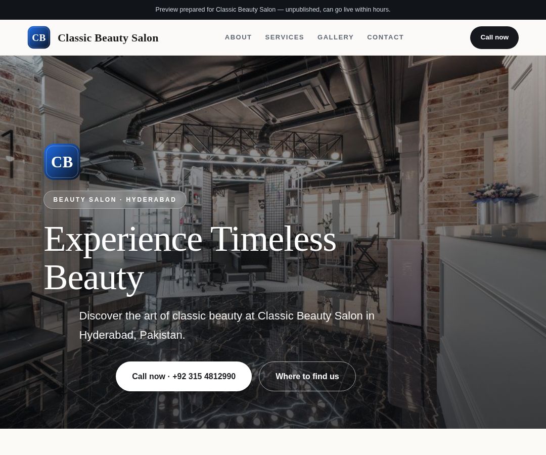 Classic Beauty Salon