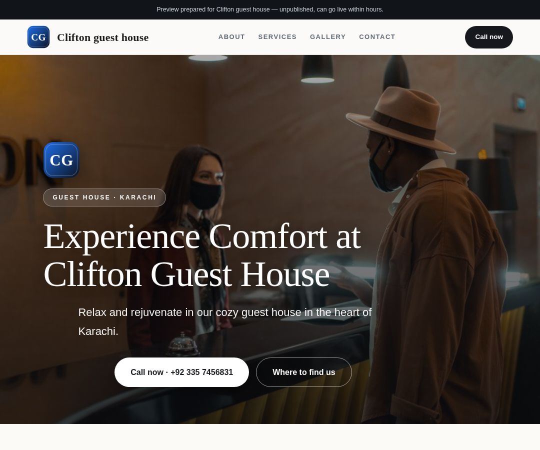 Clifton guest house