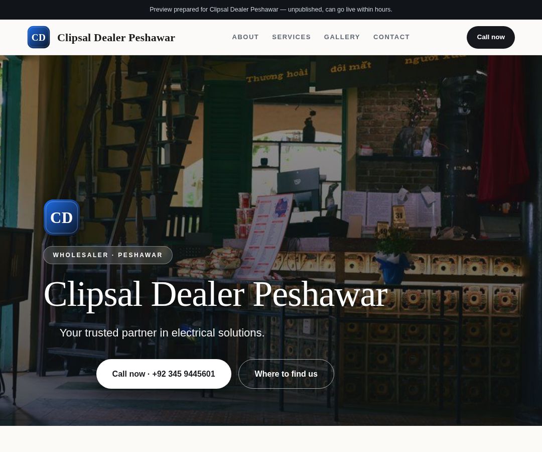 Clipsal Dealer Peshawar