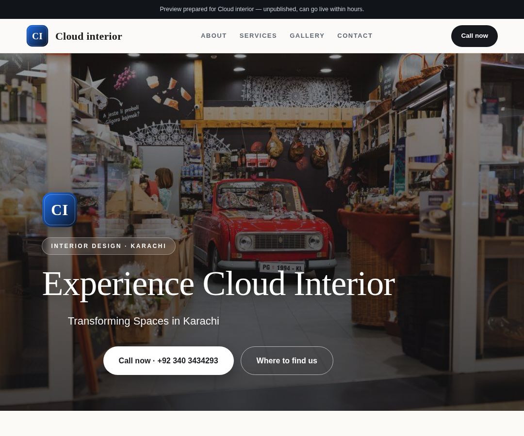 Cloud interior