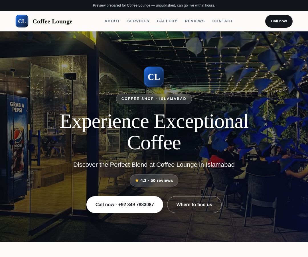Coffee Lounge