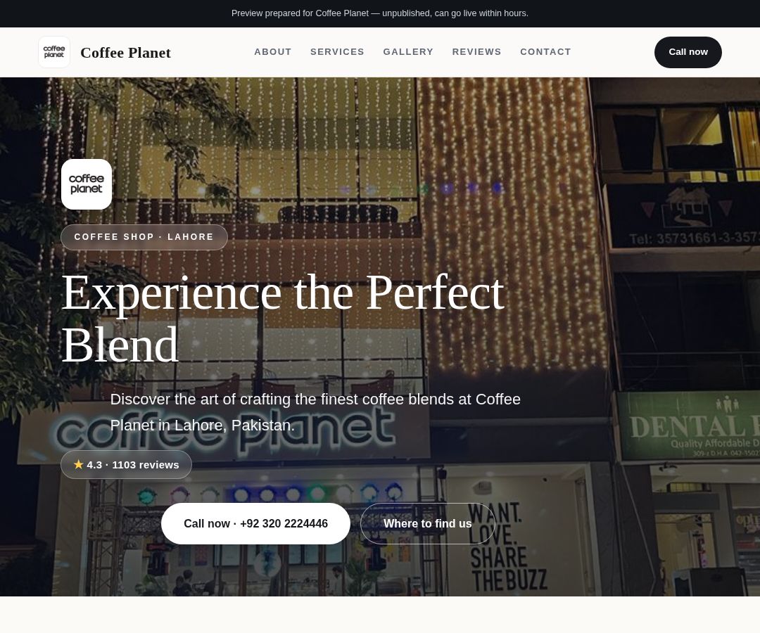 Coffee Planet