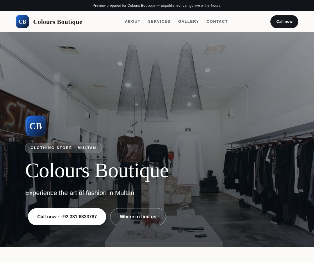 Colours Boutique