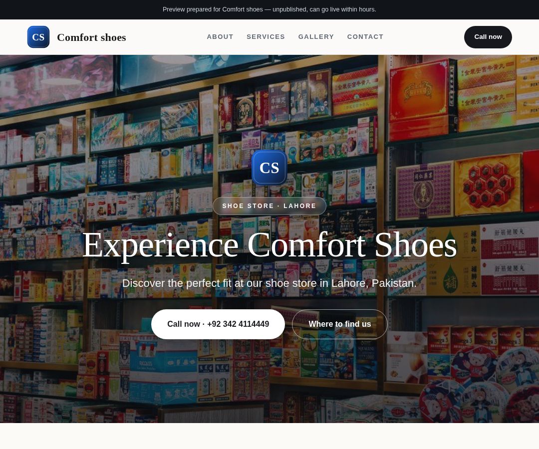 Comfort shoes